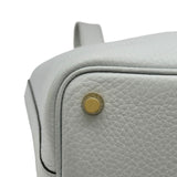 エルメス HERMES ピコタンロックPM B刻印　(2023年製) ブルーペール ゴールド金具 トリヨンクレマンス レディース ハンドバッグ