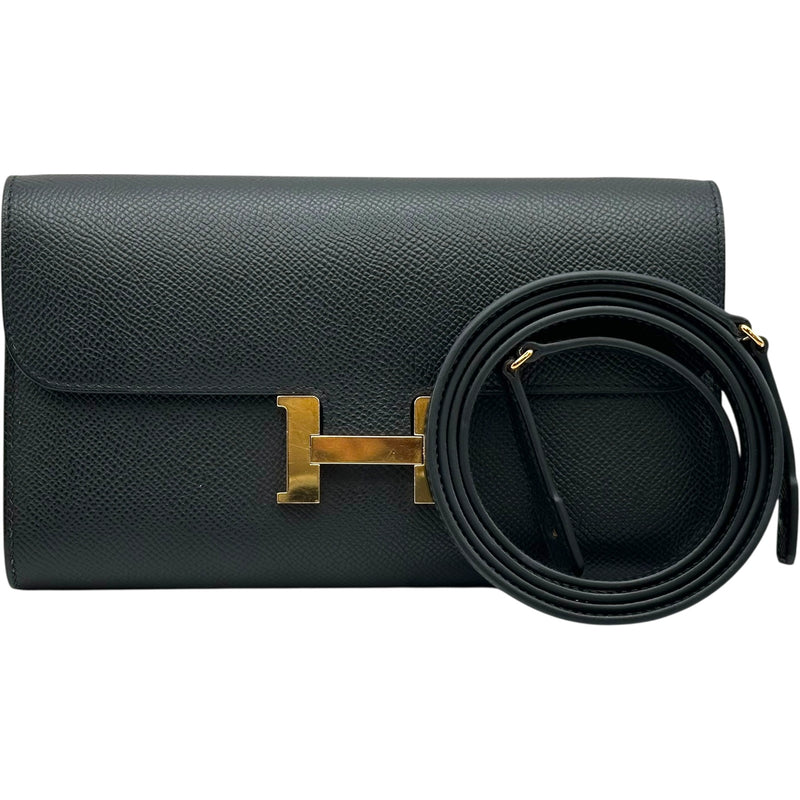 エルメス HERMES コンスタンストゥーゴー Z刻 ブラック ゴールド金具