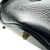 エルメス HERMES ピコタンロックPM U刻 ブラック ゴールド金具 トリヨン レディース ハンドバッグ