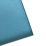 エルメス HERMES ケリーロングウォレット C刻印 セレスト シルバー金具 エプソン レディース 長財布