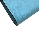 エルメス HERMES ケリーロングウォレット C刻印 セレスト シルバー金具 エプソン レディース 長財布