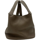 エルメス HERMES ピコタンロックMM U刻 エトゥープ シルバー金具 トリヨン レディース ハンドバッグ