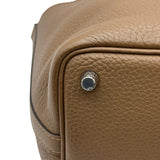 エルメス HERMES ピコタンロックPM エクラ Z刻 アルザン/ビスキュイ/シルバー金具 トリヨン レディース ハンドバッグ