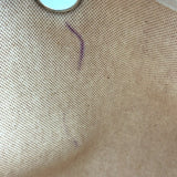 エルメス HERMES エールバッグMM □B刻 キャメル シルバー金具 トワル レディース ショルダーバッグ