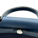 エルメス HERMES エールバッグPM □G刻 ネイビー シルバー金具 トワル レディース ショルダーバッグ