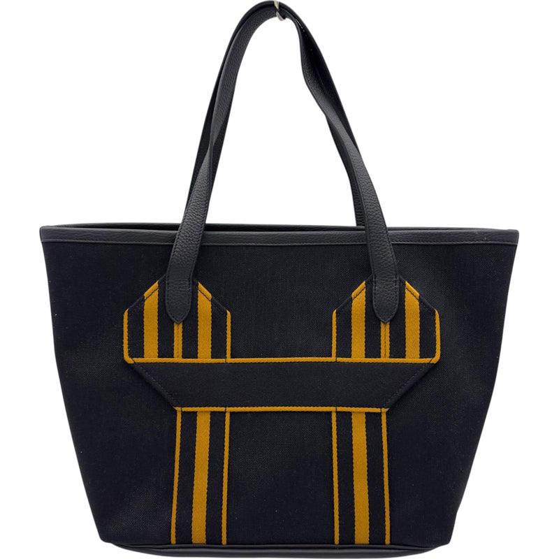 エルメス HERMES ピュールサングル W刻 ブラック シルバー金具 トワル