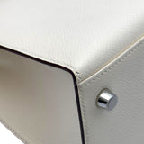 エルメス HERMES ケリー25 外縫い トリコロール Z刻 ナタ/ジョーヌプッサン/セサミ シルバー金具 エプソン レディース ハンドバッグ