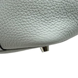 エルメス HERMES ピコタンロックPM K刻 ブルーグラシエ シルバー金具 トリヨン レディース ハンドバッグ