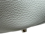 エルメス HERMES ピコタンロックPM K刻 ブルーグラシエ シルバー金具 トリヨン レディース ハンドバッグ