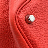 エルメス HERMES ピコタンロックPM R刻 ルージュビヴォワンヌ シルバー金具 トリヨン レディース ハンドバッグ