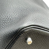 エルメス HERMES ピコタンロックMM Y刻 ブラック シルバー金具 トリヨン レディース ハンドバッグ