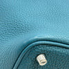 エルメス HERMES ピコタンロックPM □Q刻 ブルージーン シルバー金具 トリヨン レディース ハンドバッグ