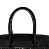エルメス HERMES バーキン30 □J刻 ブラック シルバー金具 トリヨン レディース ハンドバッグ