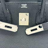 エルメス HERMES バーキン30 □J刻 ブラック シルバー金具 トリヨン レディース ハンドバッグ