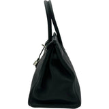 エルメス HERMES バーキン30 □J刻 ブラック シルバー金具 トリヨン レディース ハンドバッグ