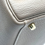 エルメス HERMES ケリー28 内縫い B刻 エトゥープ ゴールド金具 トゴ レディース ハンドバッグ