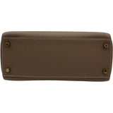 エルメス HERMES ケリー28 内縫い B刻 エトゥープ ゴールド金具 トゴ レディース ハンドバッグ