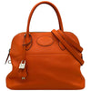 エルメス HERMES ボリード31 □R刻 オレンジ シルバー金具 トリヨン レディース ショルダーバッグ