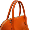 エルメス HERMES ボリード31 □R刻 オレンジ シルバー金具 トリヨン レディース ショルダーバッグ