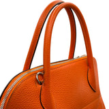 エルメス HERMES ボリード31 □R刻 オレンジ シルバー金具 トリヨン レディース ショルダーバッグ