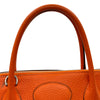 エルメス HERMES ボリード31 □R刻 オレンジ シルバー金具 トリヨン レディース ショルダーバッグ