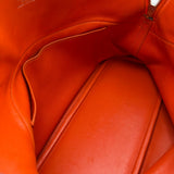 エルメス HERMES ボリード31 □R刻 オレンジ シルバー金具 トリヨン レディース ショルダーバッグ