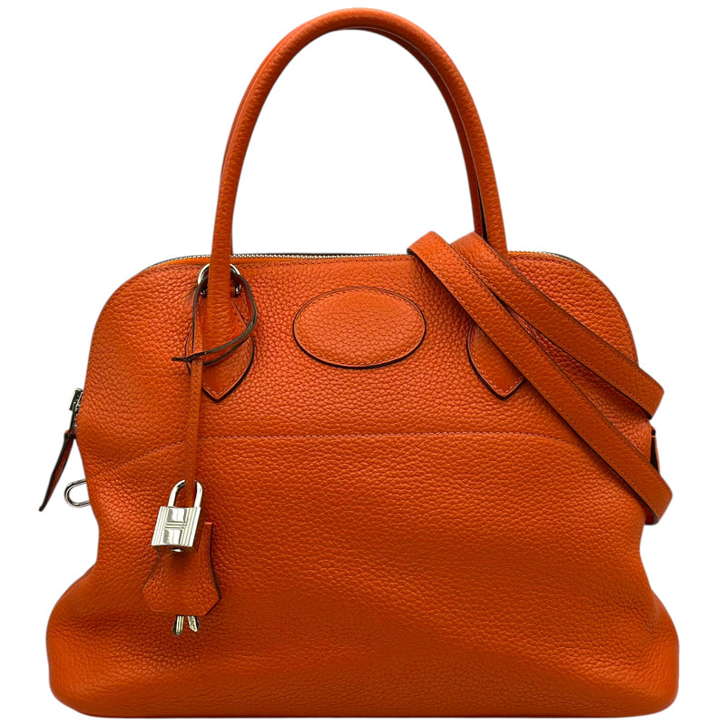 HERMES エルメス ボリード31 オレンジ ◻︎I刻印 ハンドバッグ エルメス HERMES ボリード31 □R刻 オレンジ シルバー金具 トリヨン