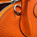 エルメス HERMES ボリード31 □R刻 オレンジ シルバー金具 トリヨン レディース ショルダーバッグ