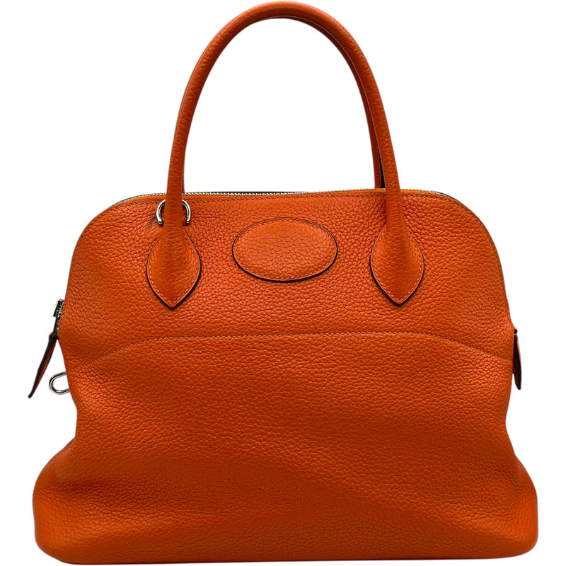 HERMES*ボリード31　エルメスオレンジ バッグ エルメス HERMES ボリード31 □R刻 オレンジ シルバー金具 トリヨン