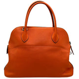 エルメス HERMES ボリード31 □R刻 オレンジ シルバー金具 トリヨン レディース ショルダーバッグ