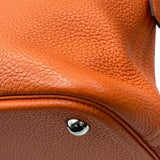 エルメス HERMES ボリード31 □R刻 オレンジ シルバー金具 トリヨン レディース ショルダーバッグ