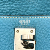 エルメス HERMES ケリーアドPM ▢C刻 ブルージーン シルバー金具 トリヨン レディース リュック・デイパック