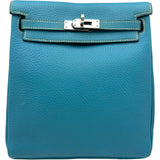 エルメス HERMES ケリーアドPM ▢C刻 ブルージーン シルバー金具 トリヨン レディース リュック・デイパック