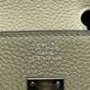 エルメス HERMES バーキン25 Z刻 セージ シルバー金具 トゴ レディース ハンドバッグ