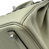 エルメス HERMES バーキン25 Z刻 セージ シルバー金具 トゴ レディース ハンドバッグ