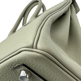エルメス HERMES バーキン25 Z刻 セージ シルバー金具 トゴ レディース ハンドバッグ