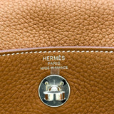 エルメス HERMES リンディミニ K刻 ゴールド シルバー金具 トリヨン レディース ショルダーバッグ