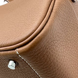 エルメス HERMES リンディミニ K刻 ゴールド シルバー金具 トリヨン レディース ショルダーバッグ