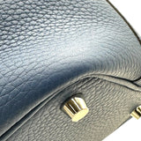 エルメス HERMES ピコタンロックPM K刻 ブルータイ シルバー金具 トリヨン レディース ハンドバッグ