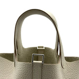 エルメス HERMES ピコタンロックPM K刻 クレ シルバー金具 トリヨン レディース ハンドバッグ