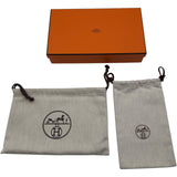 エルメス HERMES ケリーポケットロング W刻 ブルーサフィール シルバー金具/ゴールド金具 シェーブル レディース 長財布