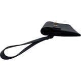 エルメス HERMES ケリーポケットロング W刻 ブルーサフィール シルバー金具/ゴールド金具 シェーブル レディース 長財布