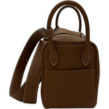 エルメス HERMES リンディミニ B刻 ゴールド シルバー金具 トリヨン レディース ショルダーバッグ