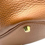 エルメス HERMES ピコタンロックPM C刻 ゴールド ゴールド金具 トリヨン レディース トートバッグ