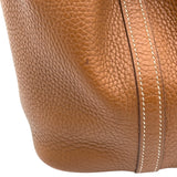 エルメス HERMES ピコタンロックPM C刻 ゴールド ゴールド金具 トリヨン レディース トートバッグ