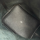 エルメス HERMES ピコタンロックMM X刻 ブラック シルバー金具 トリヨン レディース ハンドバッグ