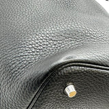 エルメス HERMES ピコタンロックMM X刻 ブラック シルバー金具 トリヨン レディース ハンドバッグ