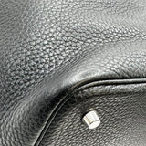 エルメス HERMES ピコタンロックMM X刻 ブラック シルバー金具 トリヨン レディース ハンドバッグ