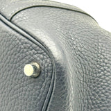 エルメス HERMES ピコタンロックPM D刻 ブルーインディゴ シルバー金具 トリヨン レディース ハンドバッグ