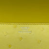エルメス HERMES コンスタンス エラン W刻 リモンチェッロ/シルバー金具 オーストリッチ レディース ショルダーバッグ